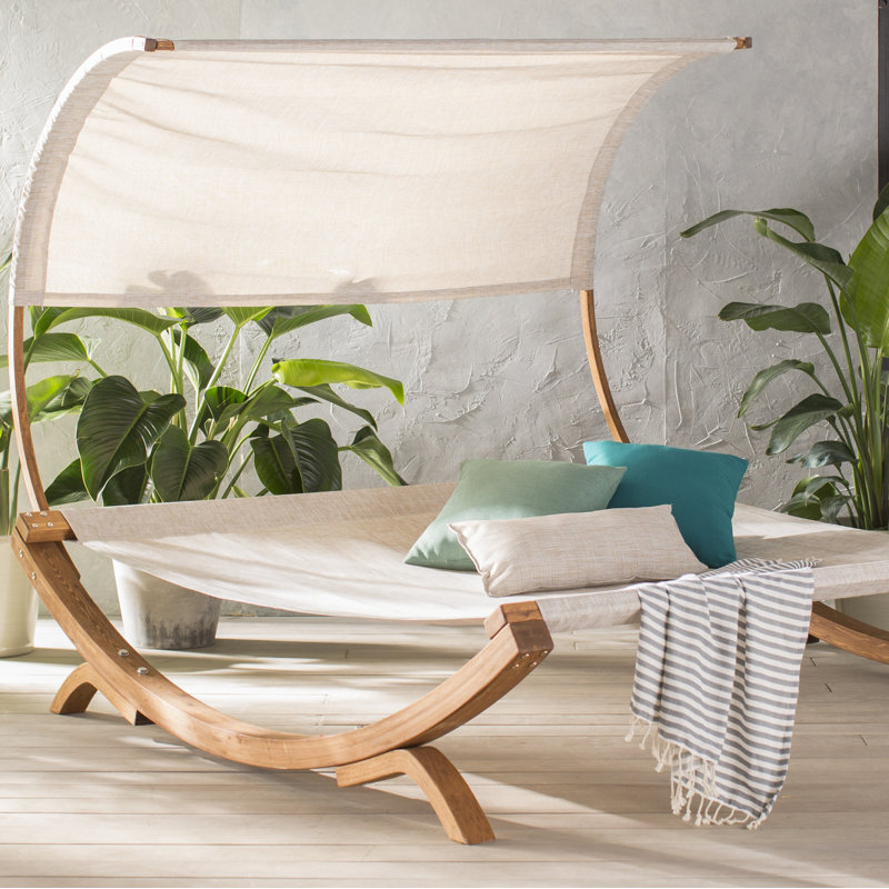 Maura Double Chaise Lounge with Cushion & Reviews Joss & Main